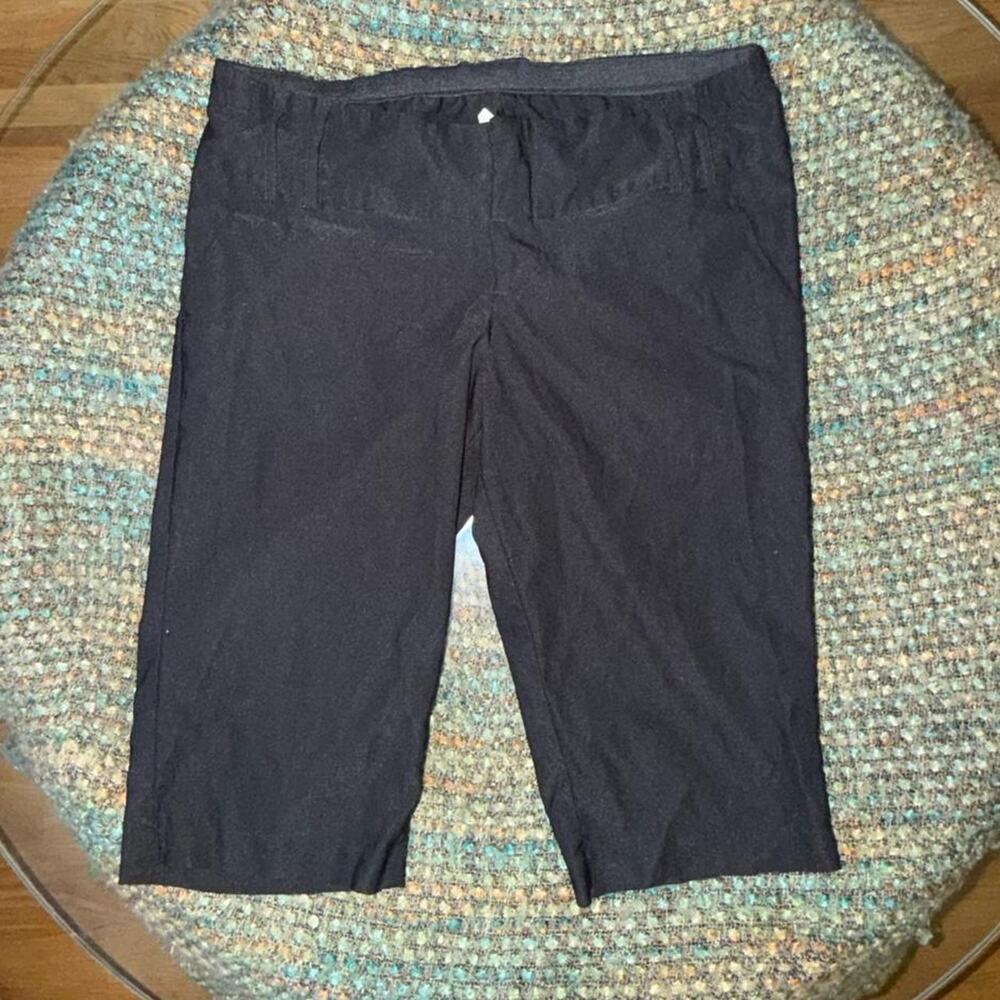 VTG Y2K Charlotte Russe Bermuda Shorts Low-Waisted Capsule Minimalist Stretch M